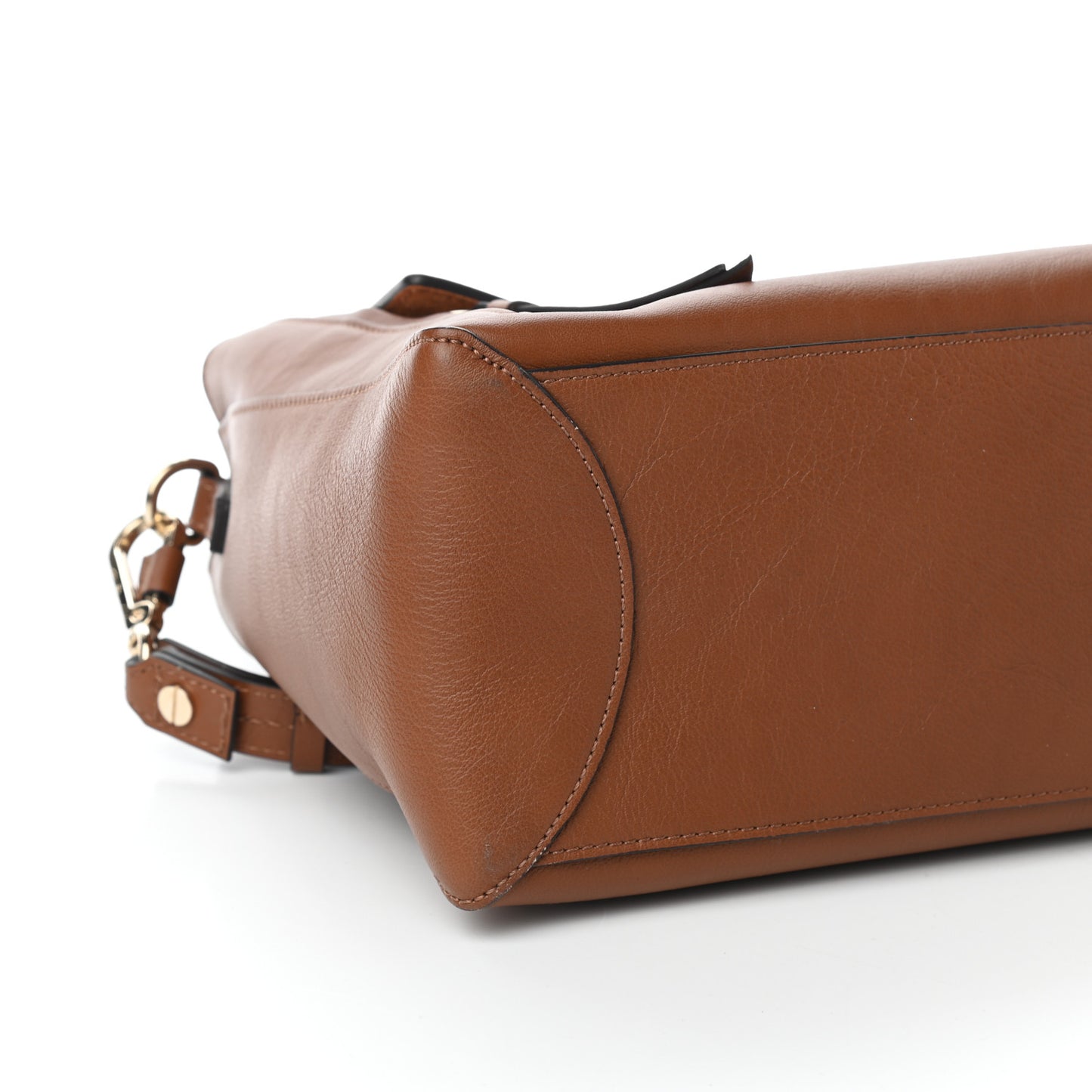 Calfskin Medium Faye Day Shoulder Bag Tan