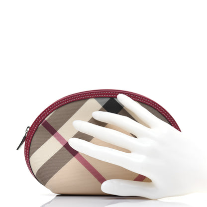 Burberry Nova Check Pouch Red 2 of 11