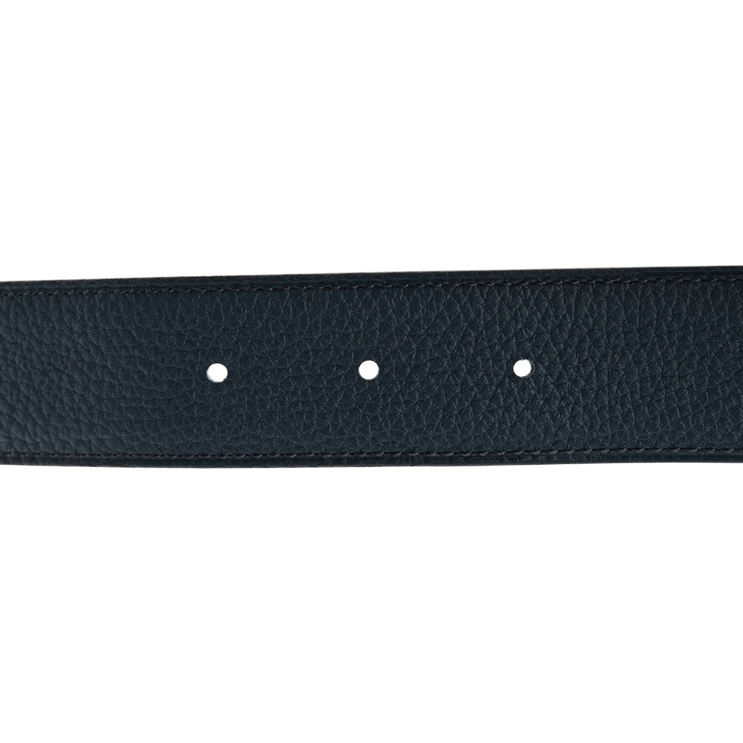 Chamonix Togo PVD Plated 32mm Tonight Belt 95 Black Bleu Nuit