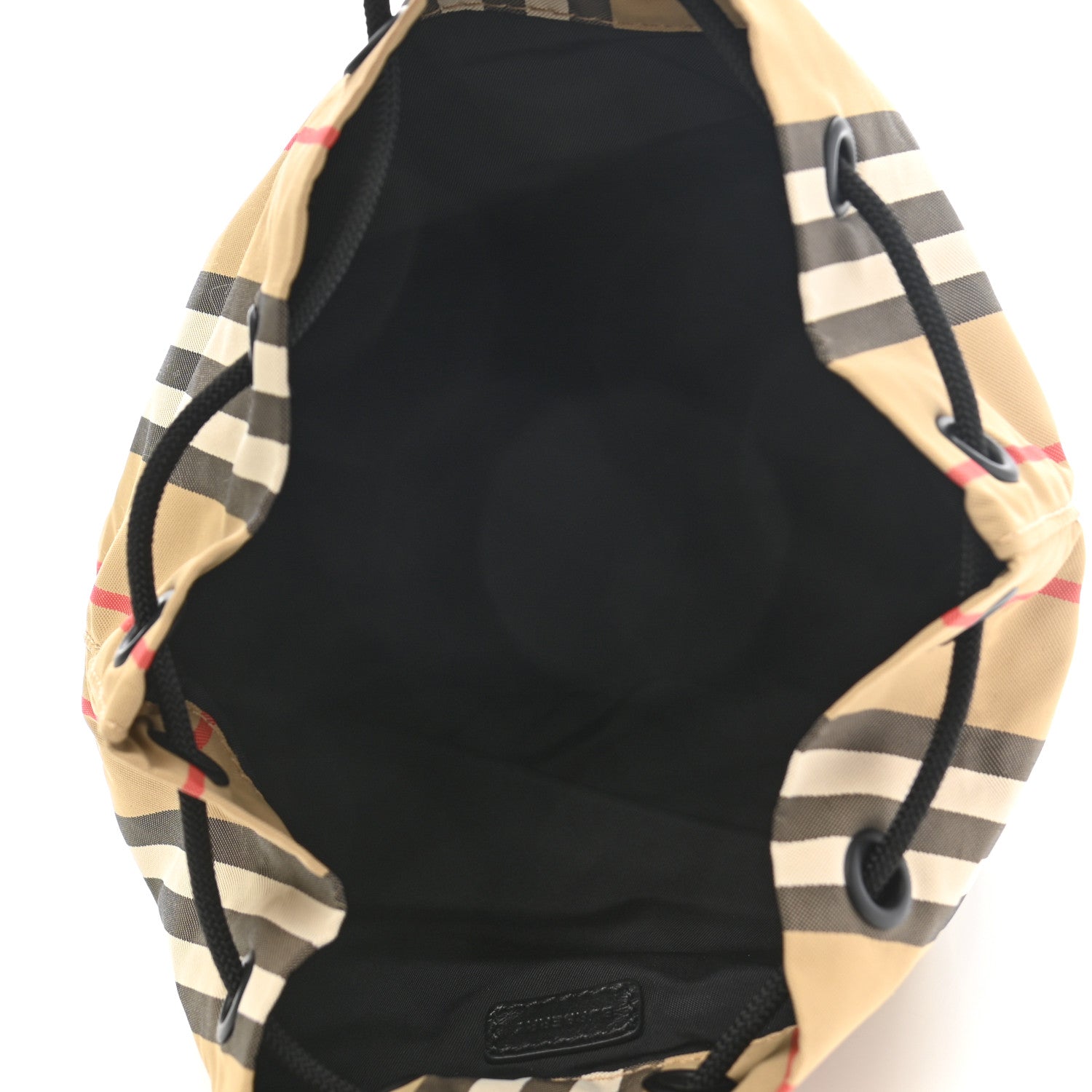 Burberry Econyl Icon Stripe Phoebe Drawcord Pouch Archive Beige 5 of 12