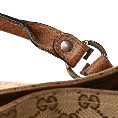 Gucci Monogram Old Libeccio Medium Miss GG Top Handle Bag Beige Ebony Light Brown 16 of 18