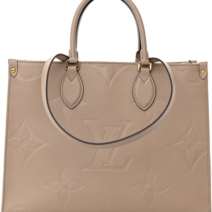Louis Vuitton Empreinte Monogram Giant Onthego MM Tourterelle 7 of 9