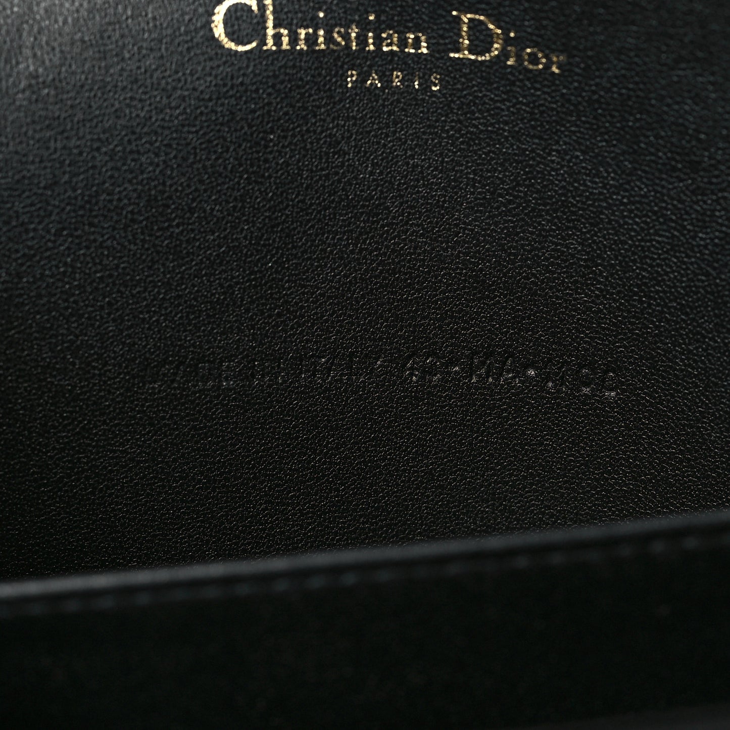 Lambskin Cannage Lady Dior Pouch Black
