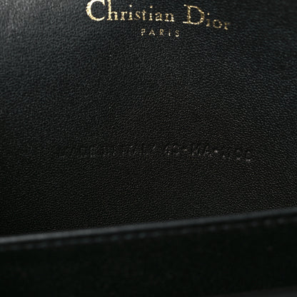 Christian Dior Lambskin Cannage Lady Dior Pouch Black 8 of 11