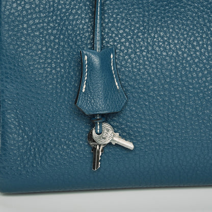 Hermes Taurillon Clemence Kelly Retourne 32 Blue Jean 38 of 40