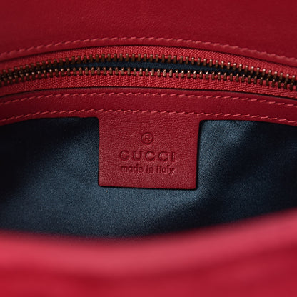 Gucci Velvet Matelasse Small GG Marmont Shoulder Bag Light Raspberry Rose 6 of 10