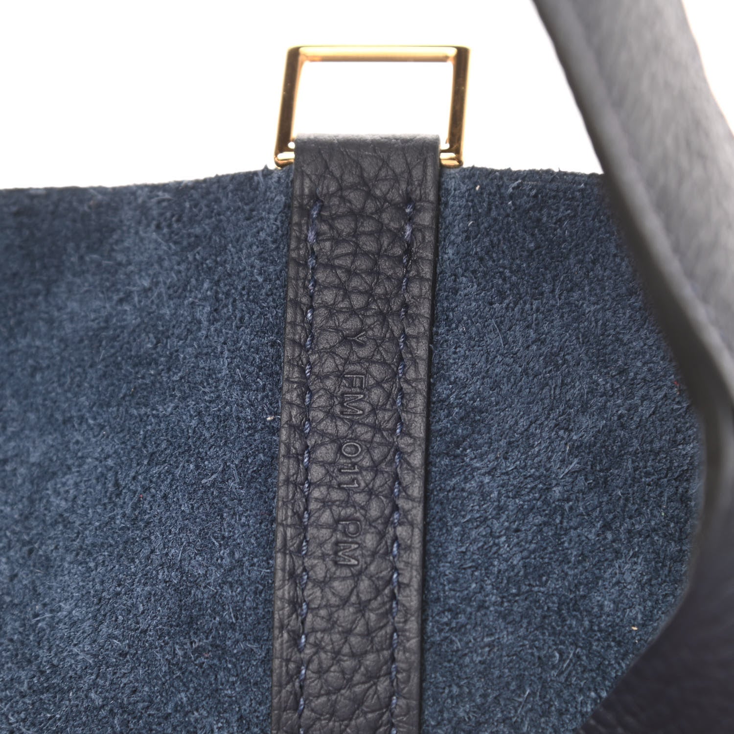 Hermes Taurillon Clemence Picotin Lock 18 PM Bleu Nuit 7 of 11