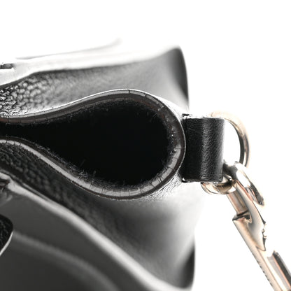 Celine Drummed Calfskin Nano Luggage Black 13 of 19