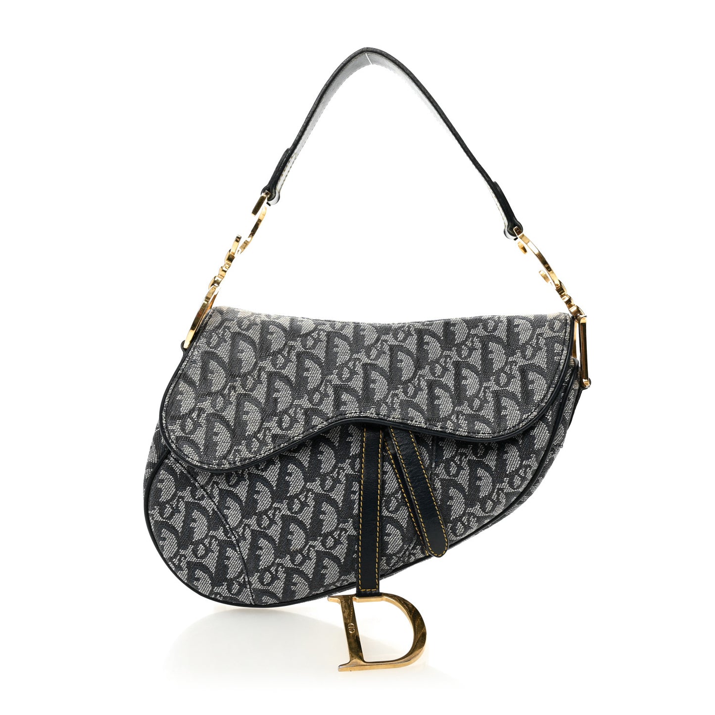 Monogram Saddle Bag Blue