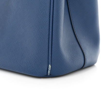 Prada Saffiano Lux Small Galleria Double Zip Tote Bluette 14 of 14