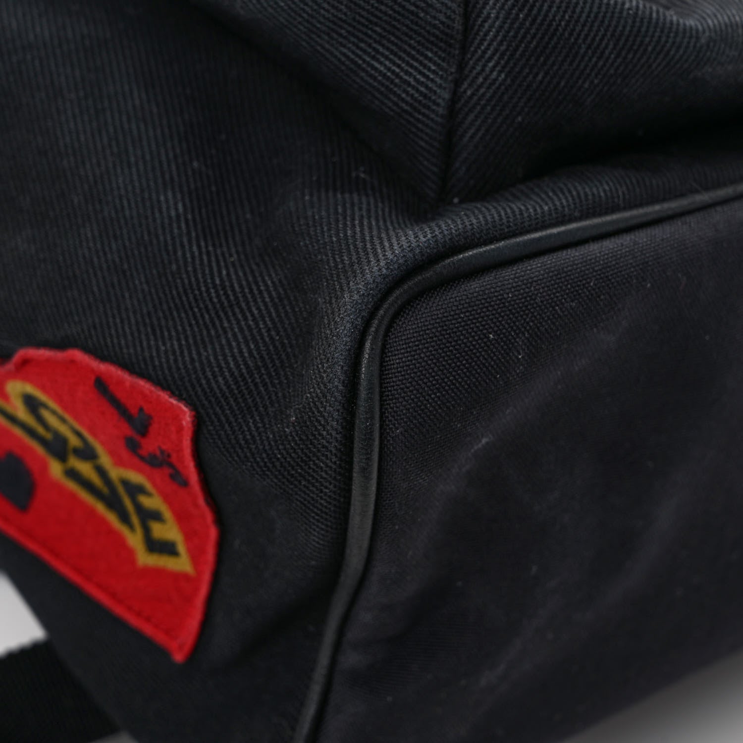 Saint Laurent Twill Patches City Backpack Black 9 of 12