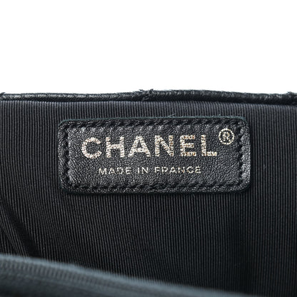 Chanel Calfskin Quilted XXL Travel Flap Bag Black 8 of 9