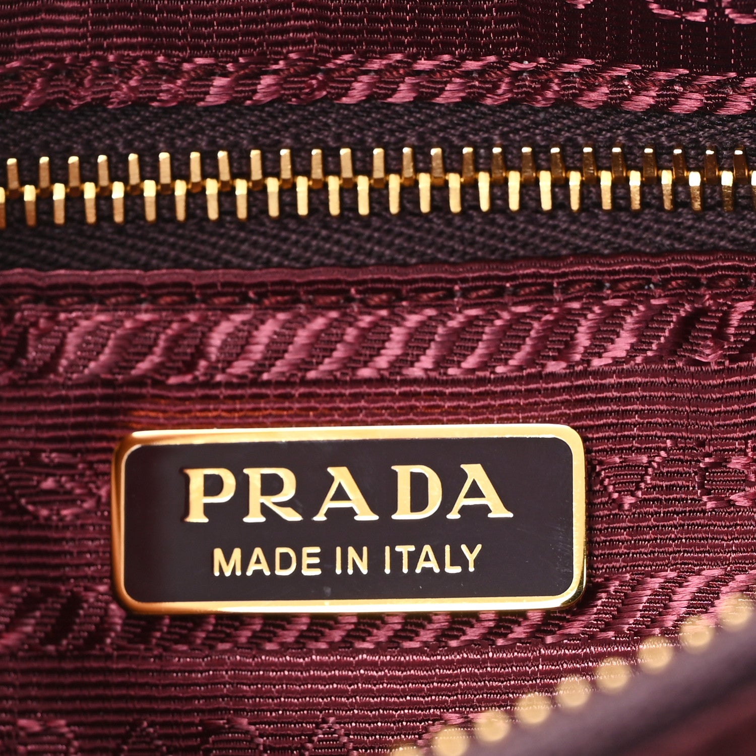 Prada Tessuto Nylon Saffiano Mini Re-Edition 2005 Bag Bordeaux 6 of 9