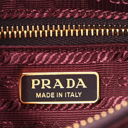 Prada Tessuto Nylon Saffiano Mini Re-Edition 2005 Bag Bordeaux 6 of 9