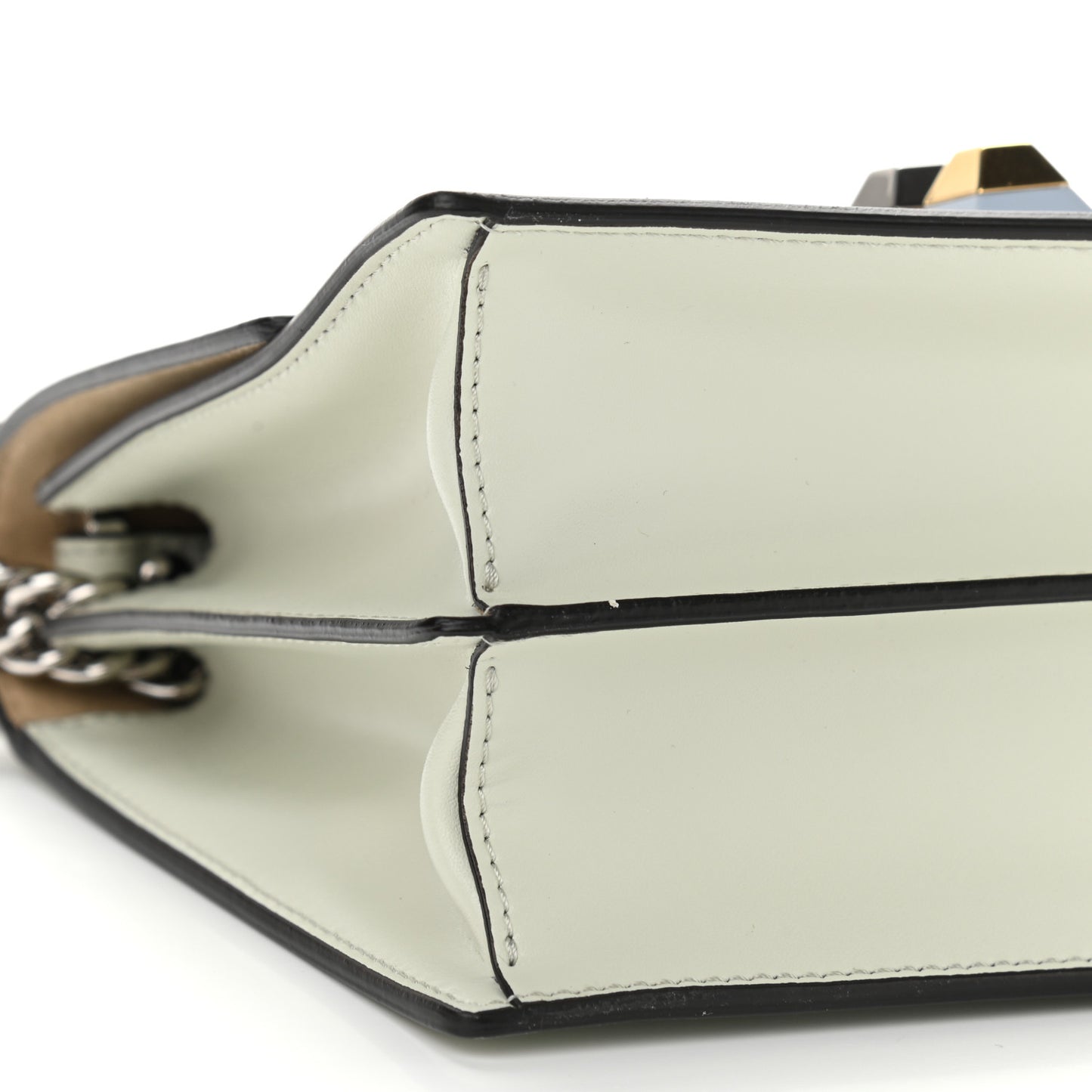 Vitello Liberty Studded Small Kan I Shoulder Bag Opale Multicolor