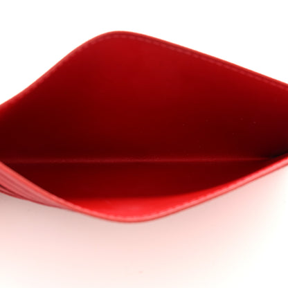 Louis Vuitton Calfskin Felicie Card Holder Insert Scarlet 5 of 6