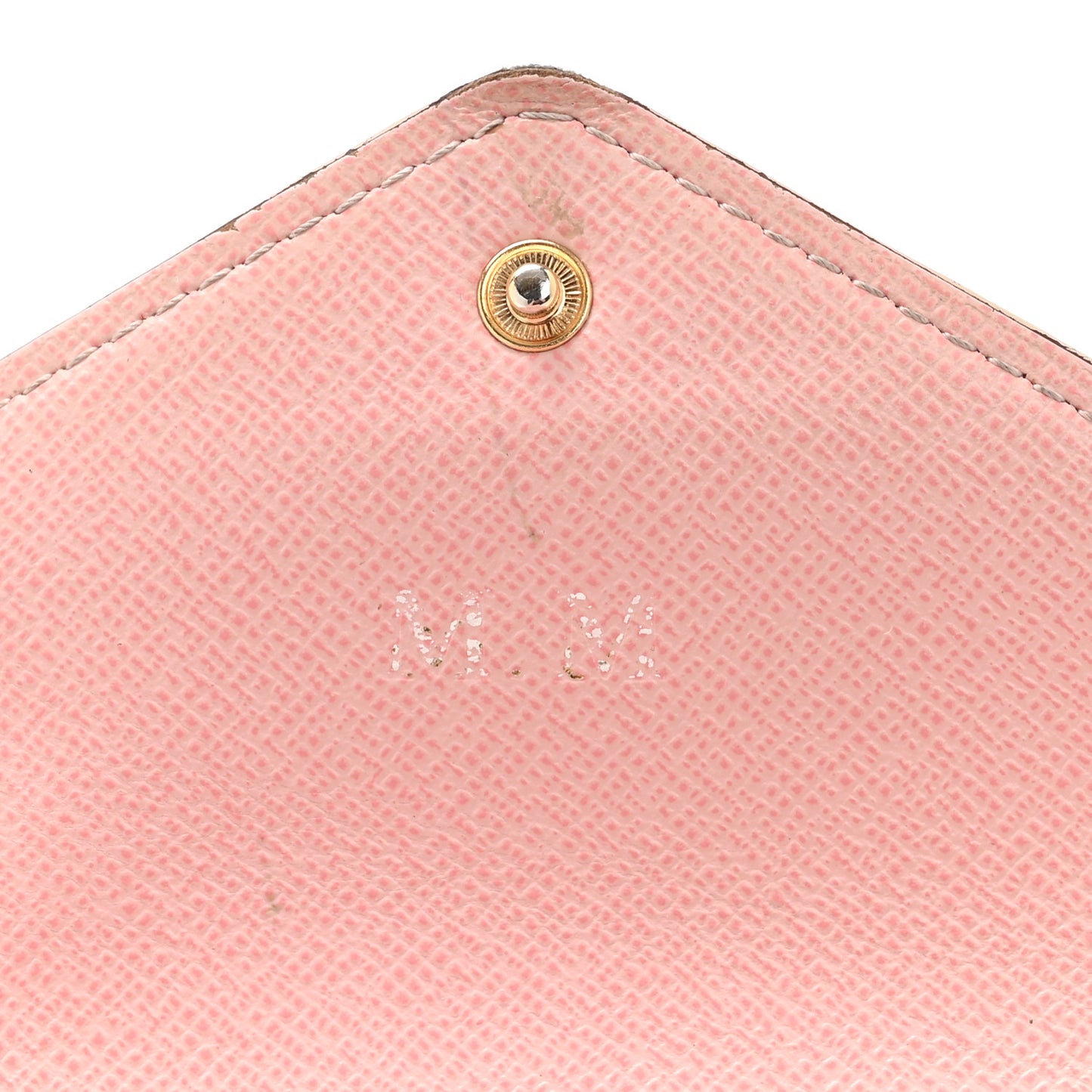 Damier Azur Victorine Wallet Rose Ballerine