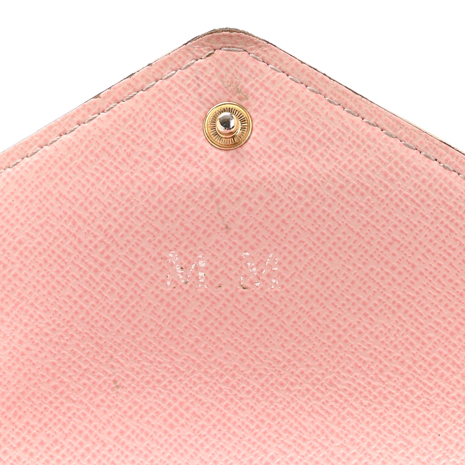 Louis Vuitton Damier Azur Victorine Wallet Rose Ballerine 8 of 13