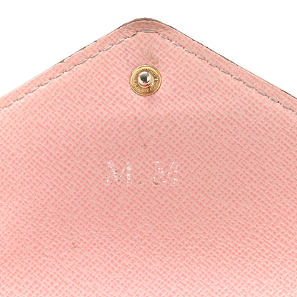 Louis Vuitton Damier Azur Victorine Wallet Rose Ballerine 8 of 13