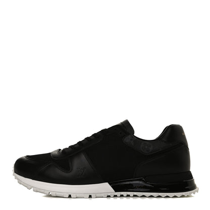 Louis Vuitton Calfskin Monogram Run Away Sneakers 9.5 Black 1 of 10