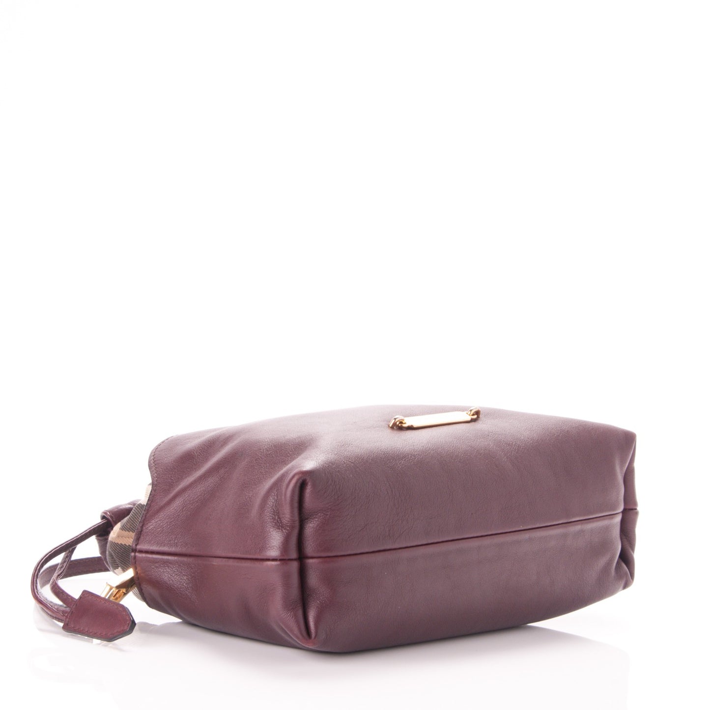 Calfskin House Check Little Crush Deep Claret