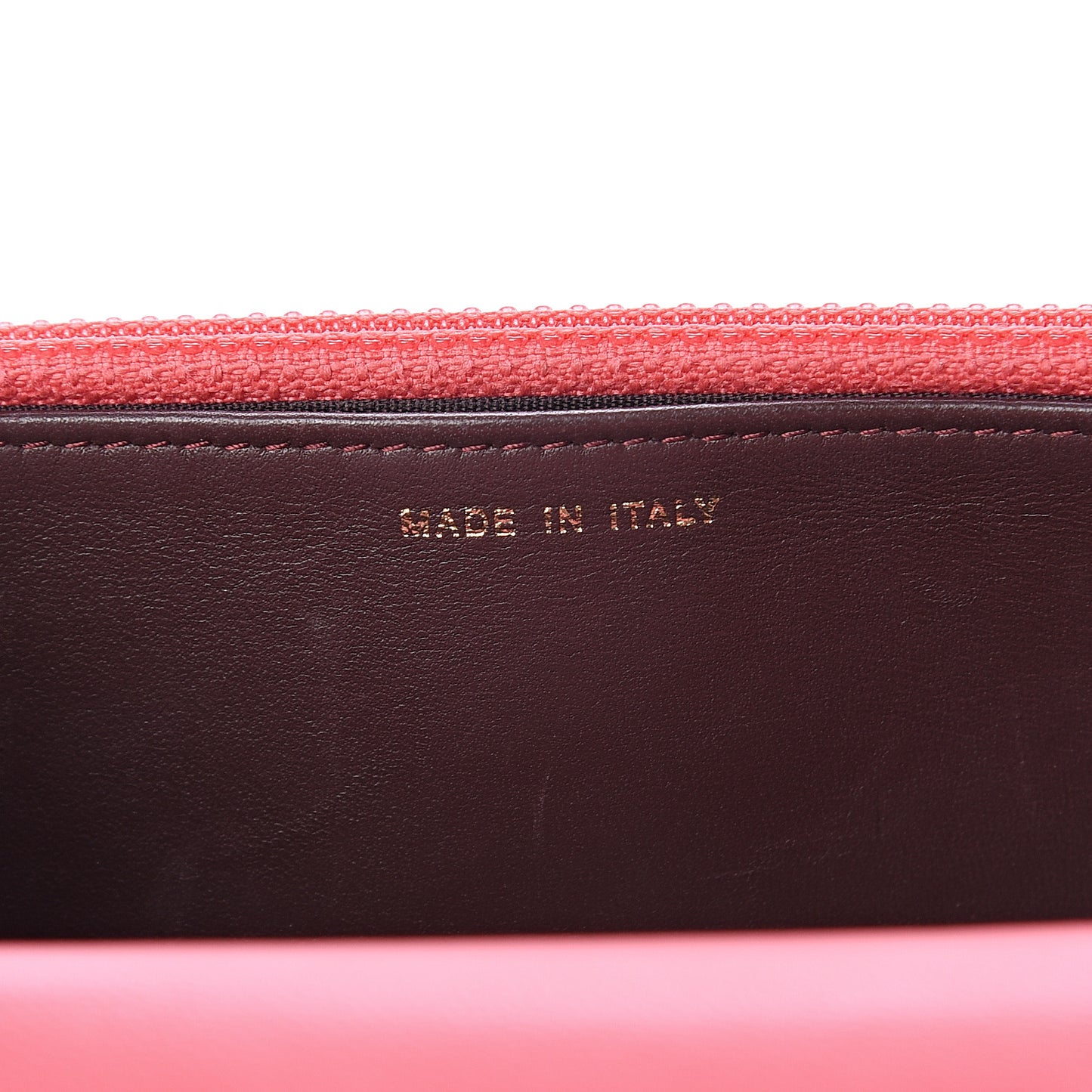 Lambskin Quilted Trendy CC Wallet On Chain WOC Bright Pink