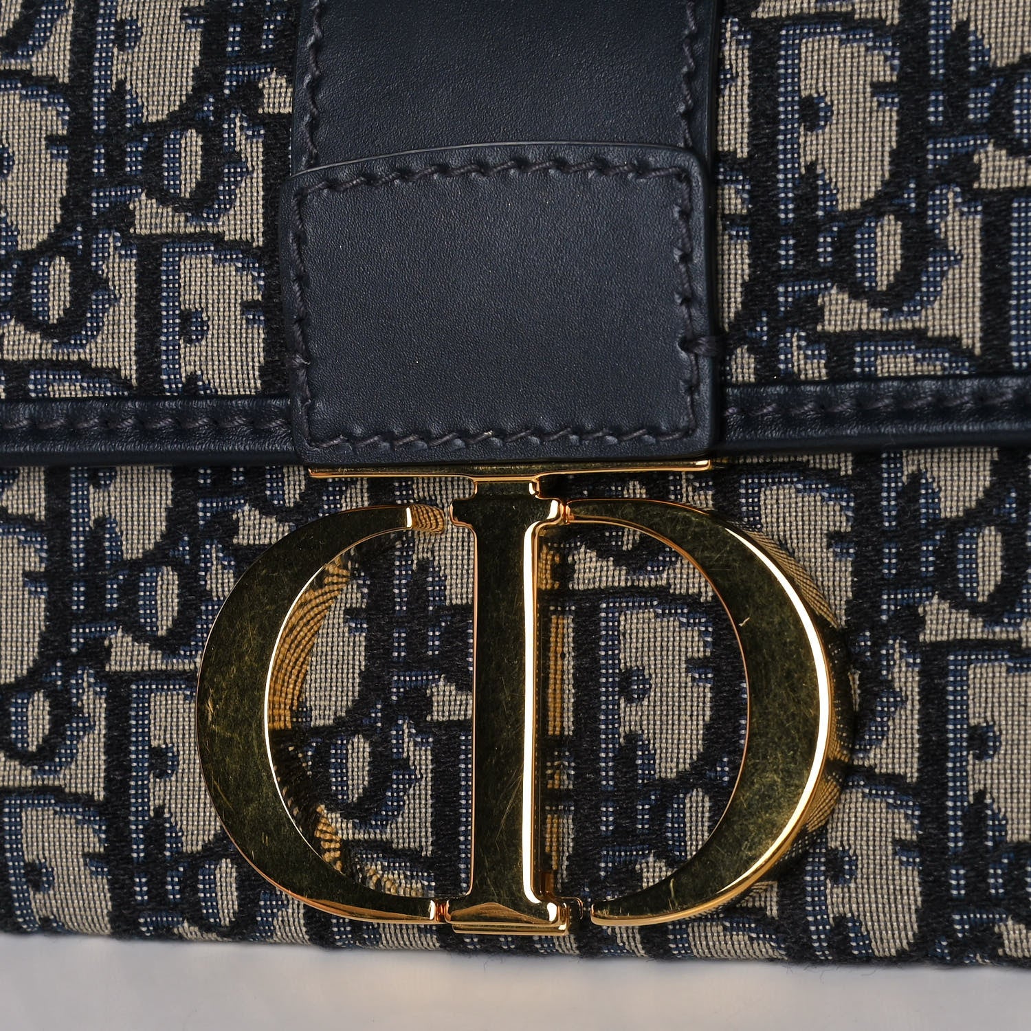 Christian Dior Oblique 30 Montaigne Chain Pouch Blue 11 of 11