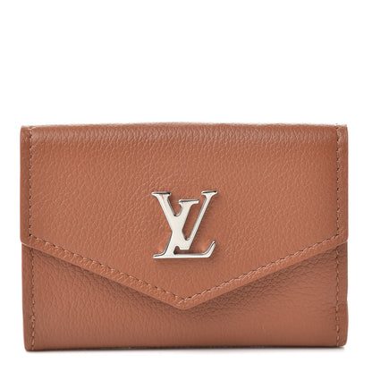 Louis Vuitton Calfskin Lockmini Wallet Caramel 1 of 8