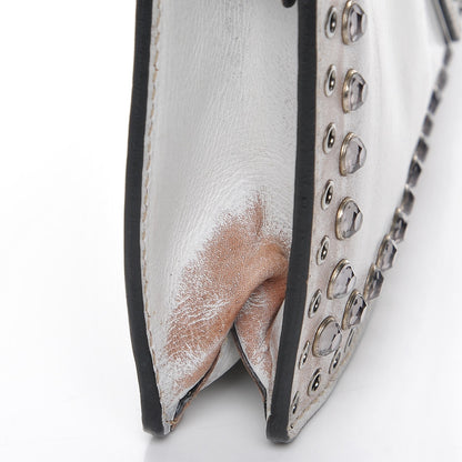 Prada Vitello Vintage Studded Clutch 9 of 12