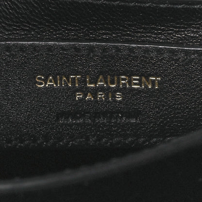 Saint Laurent Grain de Poudre Mini Classic Monogram Cassandra Top Handle Black 6 of 13