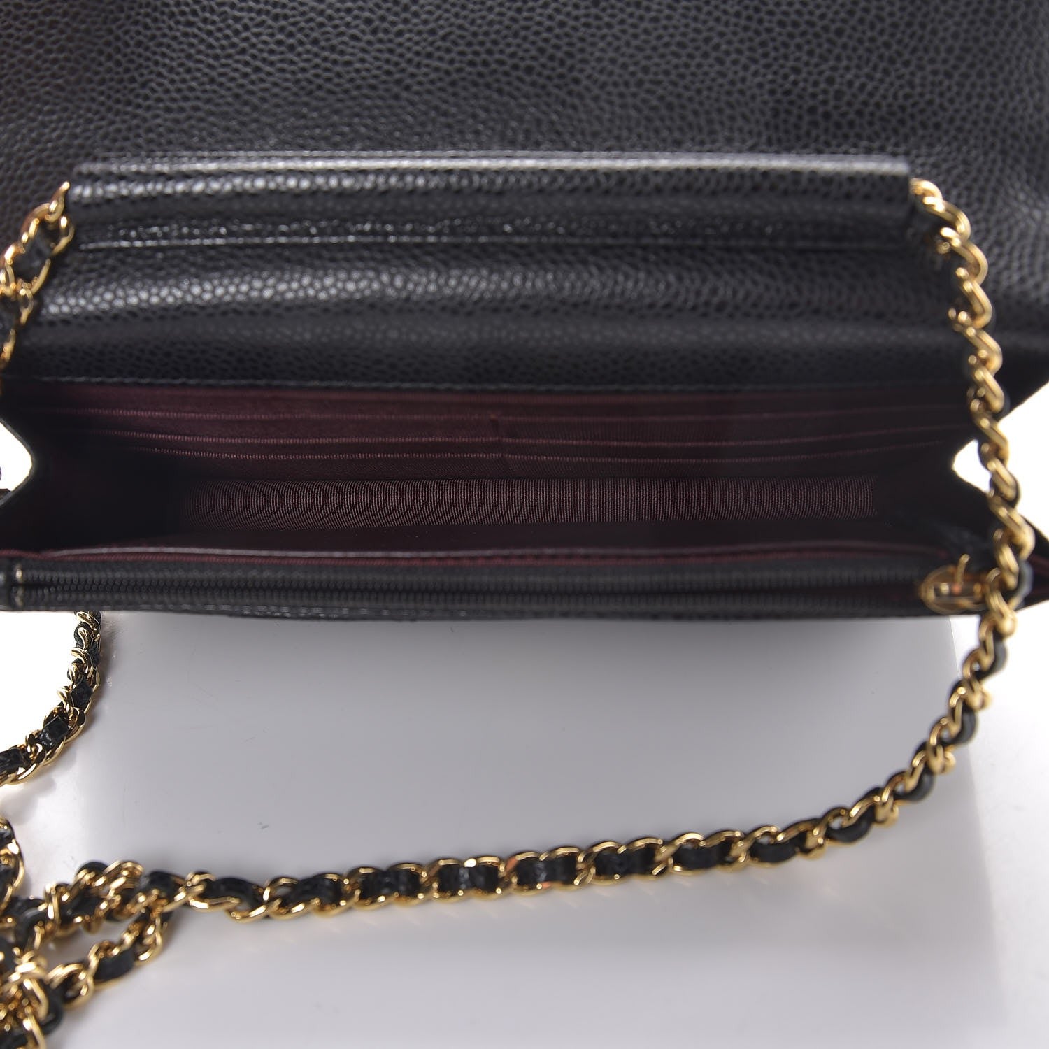 Chanel Caviar Quilted Wallet On Chain WOC Black 5 of 10
