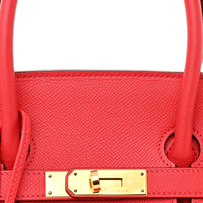 Hermes Epsom Birkin 35 Rouge Casaque 8 of 12