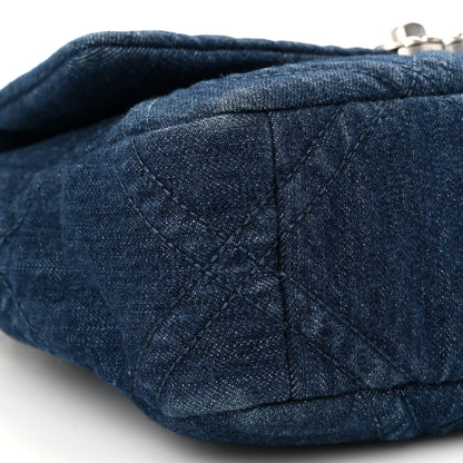 Chanel Denim Quilted Medium Chanel 19 Flap Blue 9 of 10
