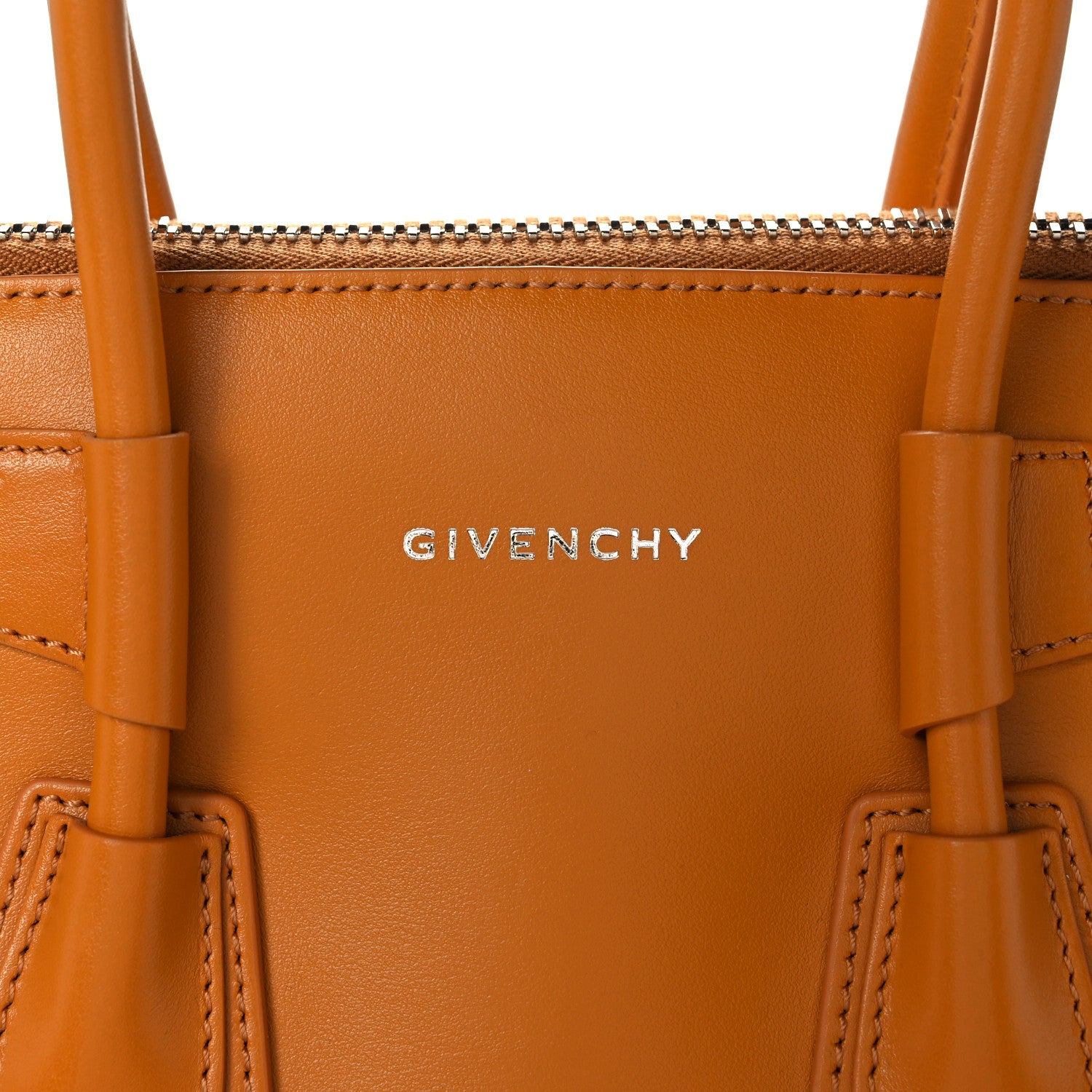 Givenchy Box Calfskin Small Antigona Sport Top Handle Bag Pumpkin 8 of 10