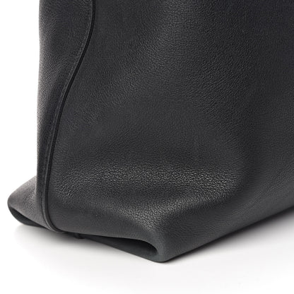 Burberry Calfskin Grommet Hobo Black 13 of 18