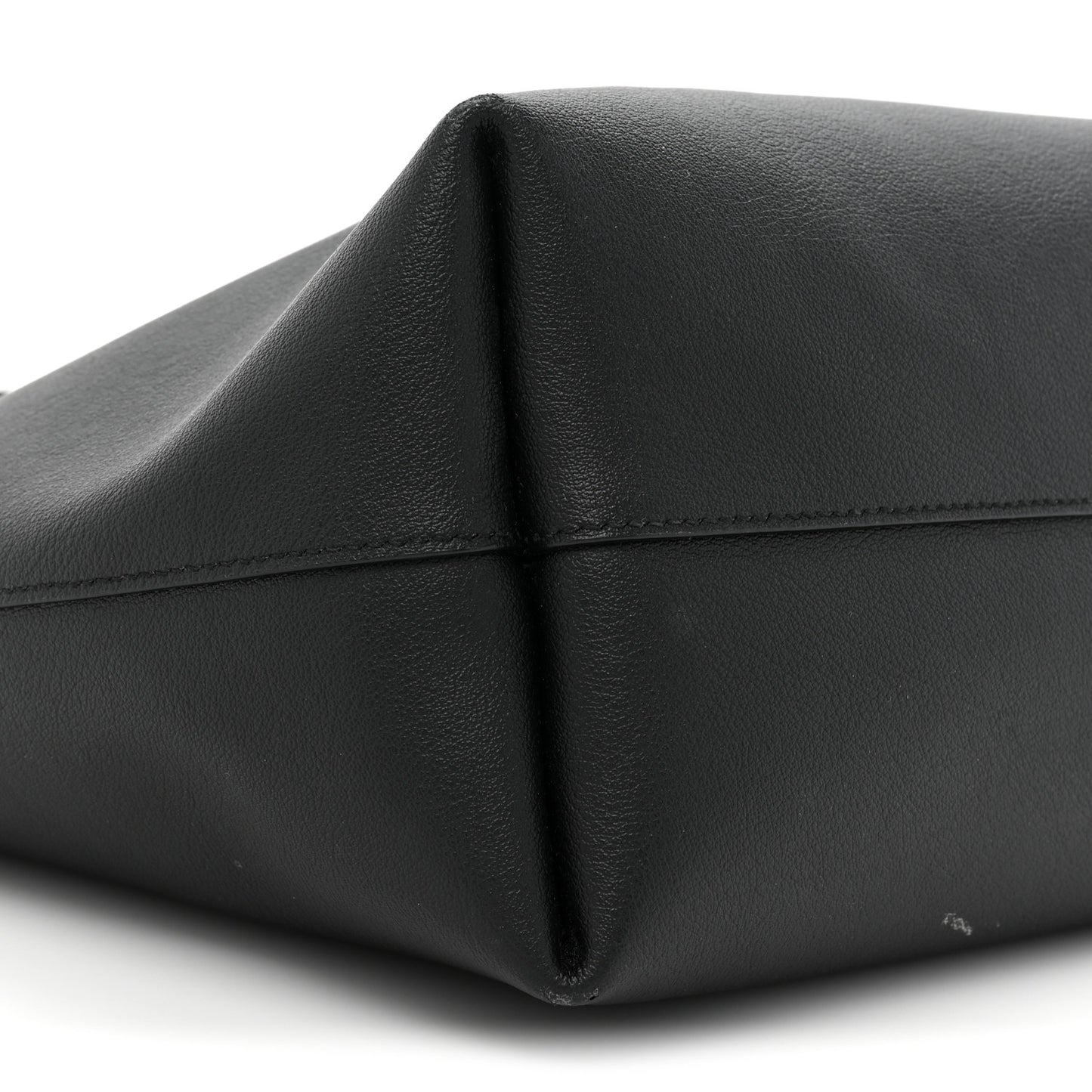 Calfskin Large Shopping Tote Black