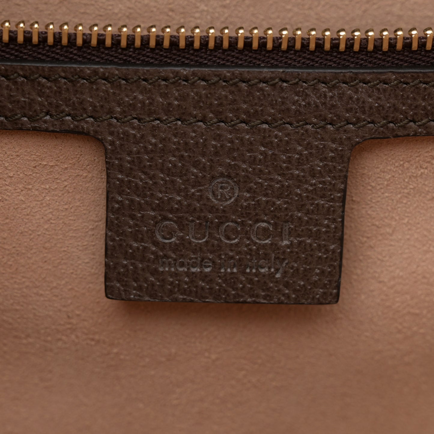 GG Supreme Monogram Web Medium Ophidia Tote Bag Brown