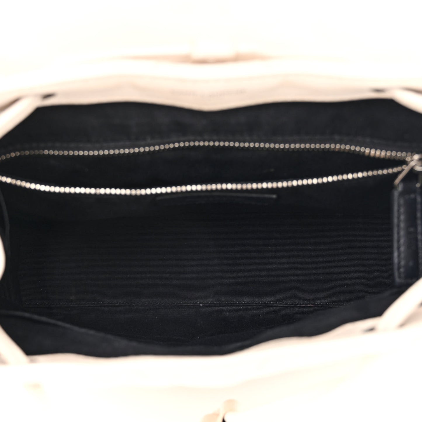 Calfskin Y Quilted Monogram Small Loulou Backpack Cream Souffle