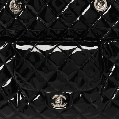 Chanel Patent Quilted Large Coco Shine Shopping Tote Black 8 of 12