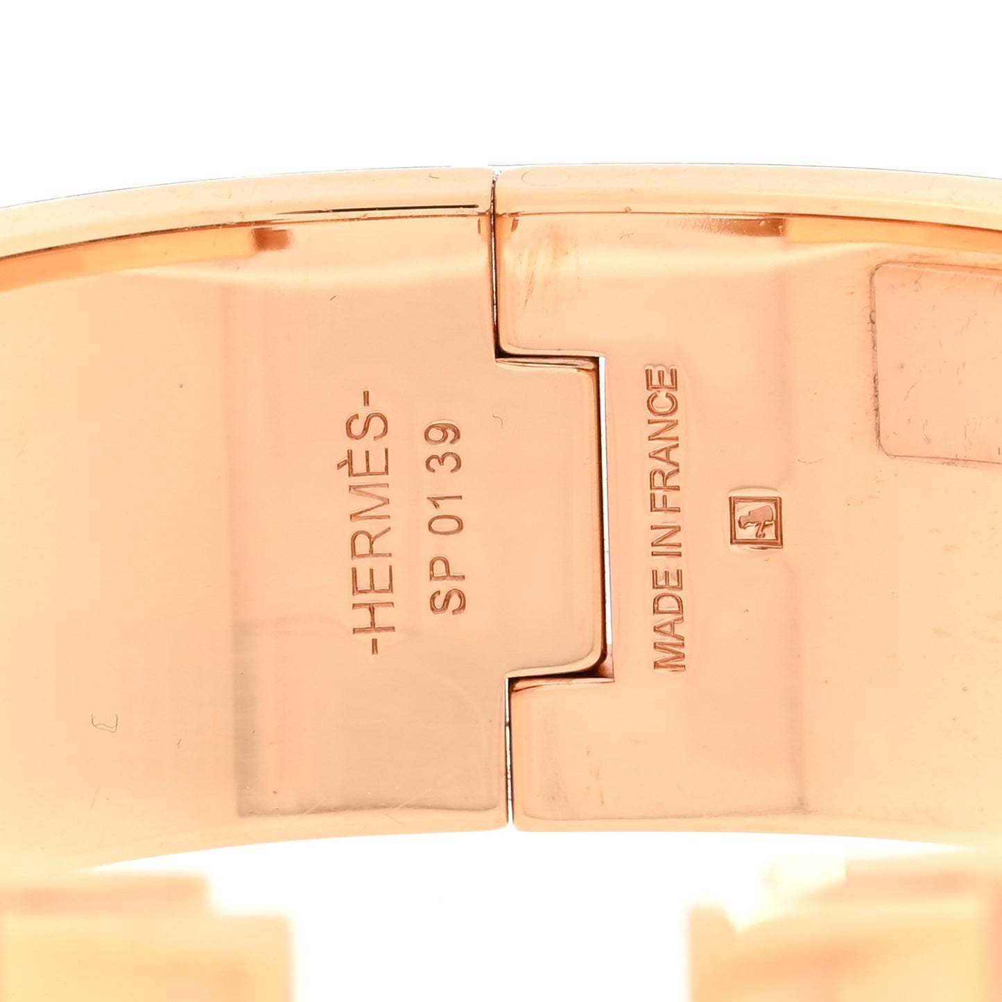 Enamel Wide Clic Clac H Bracelet PM Bleu Abysse