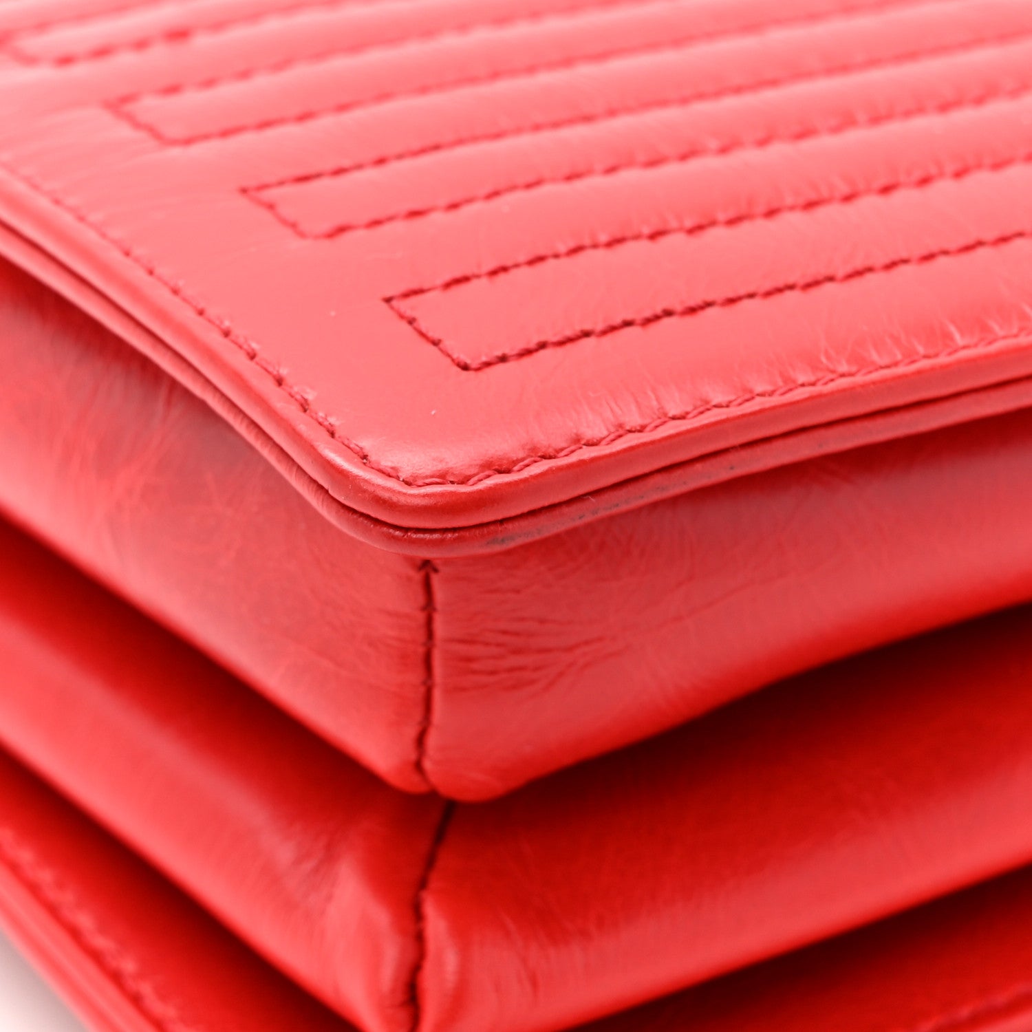 Chanel Calfskin Quilted Small Korean Garden Flap Red 12 of 13