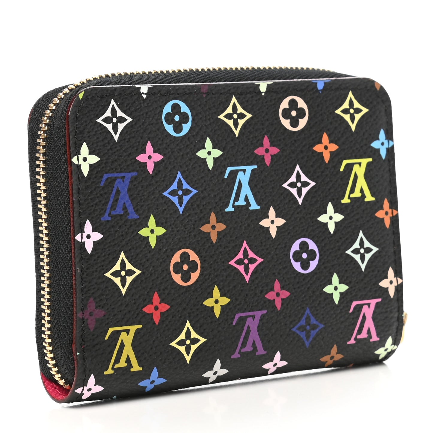 Monogram Multicolor Zippy Coin Purse Black Grenade