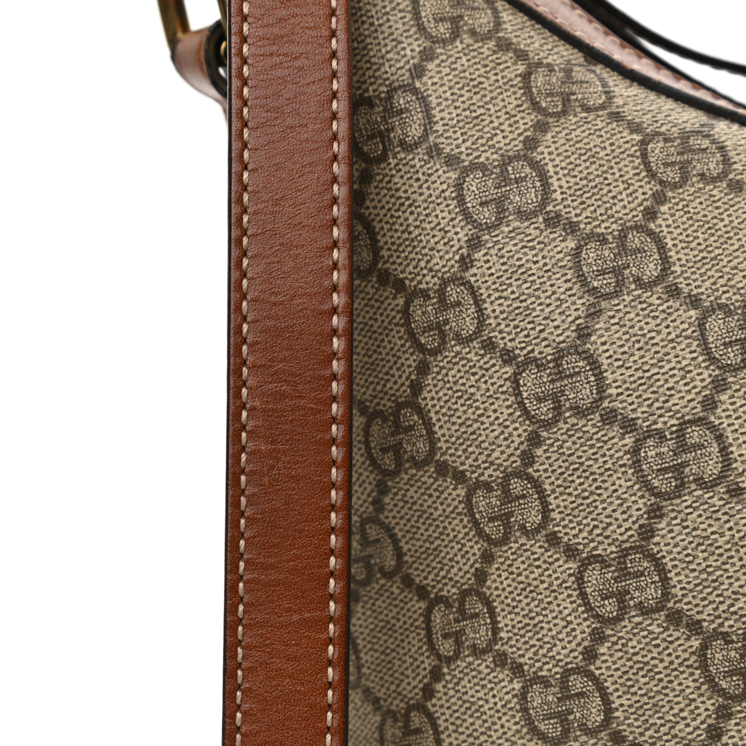 Gucci GG Supreme Monogram Linea A Hobo Brown 10 of 15