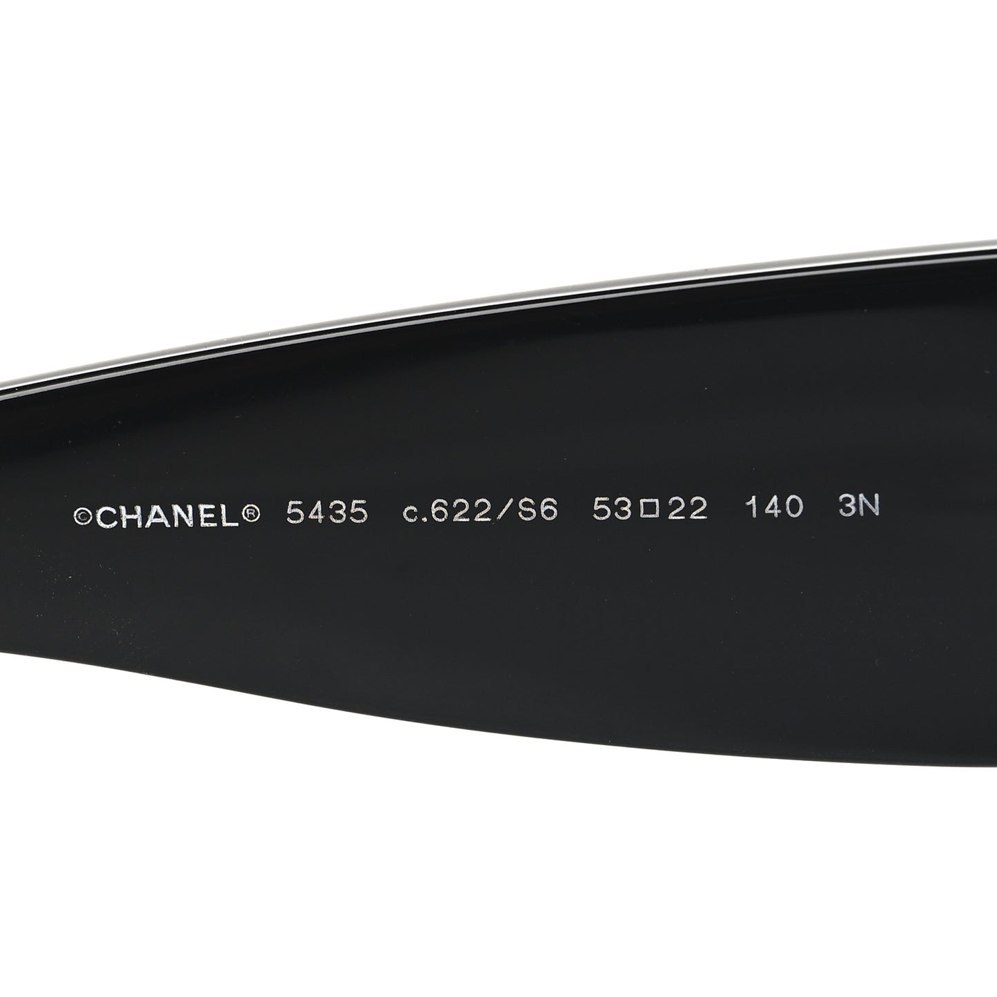 Acetate Rectangle Sunglasses 5435 Black