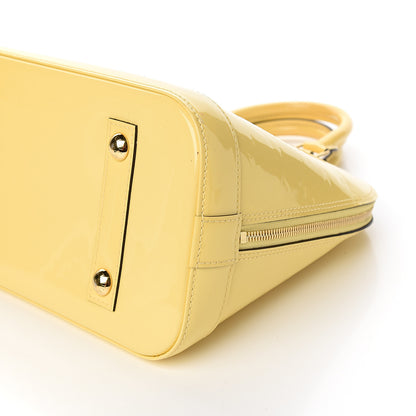 Louis Vuitton Vernis Alma PM Citrine 7 of 9