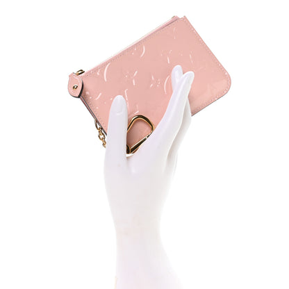 Louis Vuitton Vernis Key Pouch Rose Ballerine 2 of 8