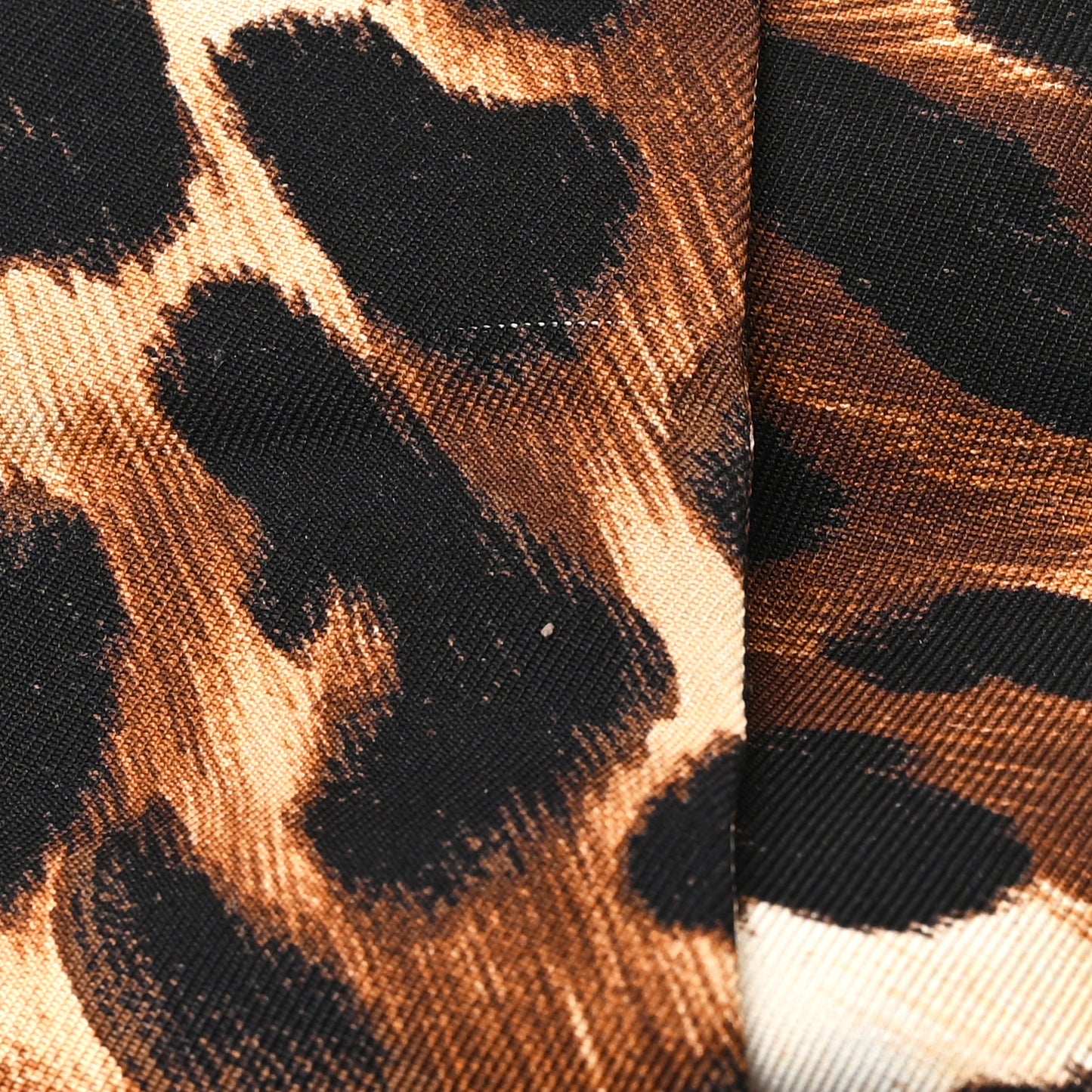 Silk Leopard Printed Wrappy Bandeau Multicolor