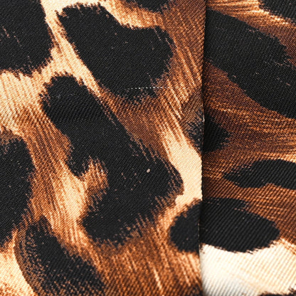 Fendi Silk Leopard Printed Wrappy Bandeau Multicolor 3 of 3