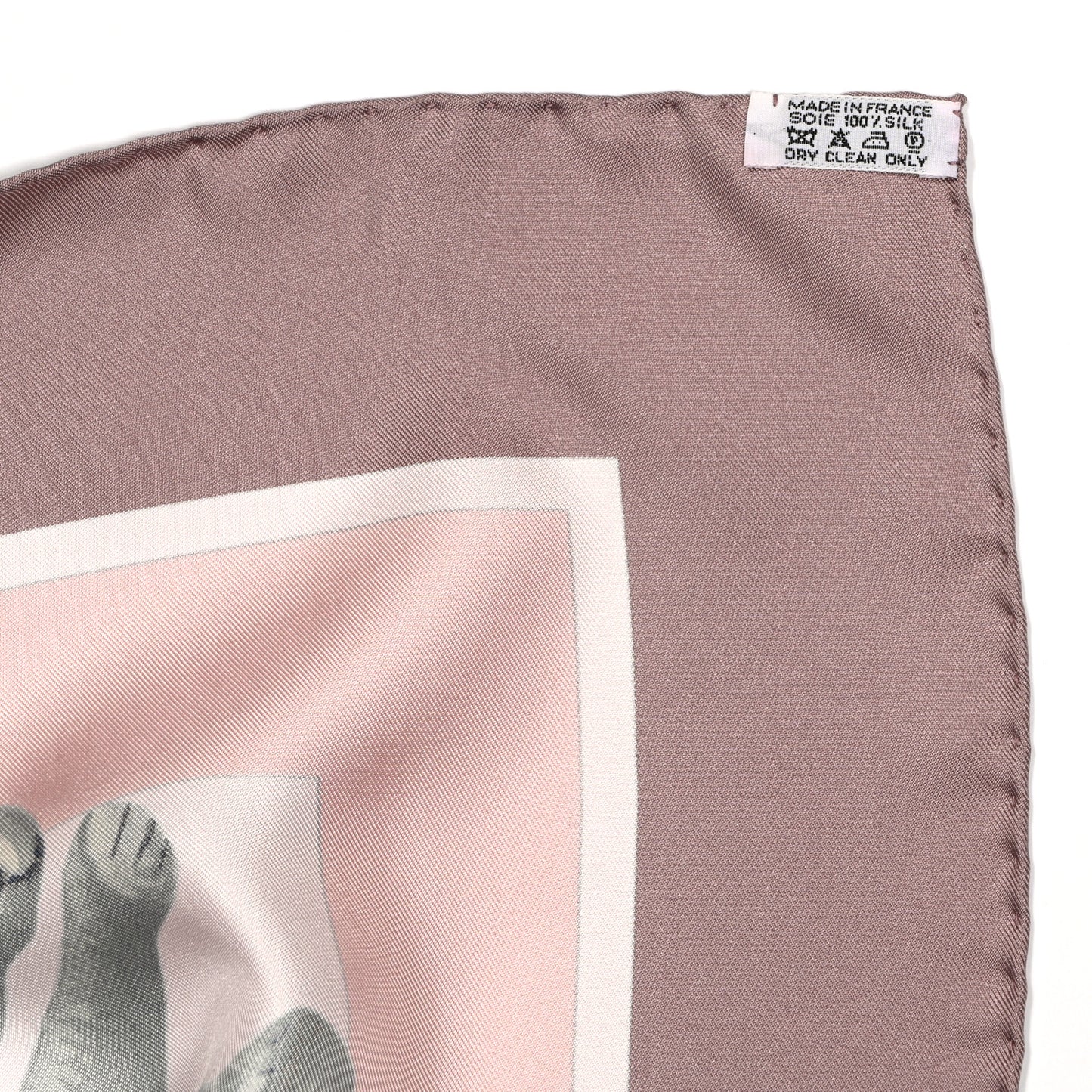 Silk Confident Des Coeurs Scarf 90 Purple Multicolor