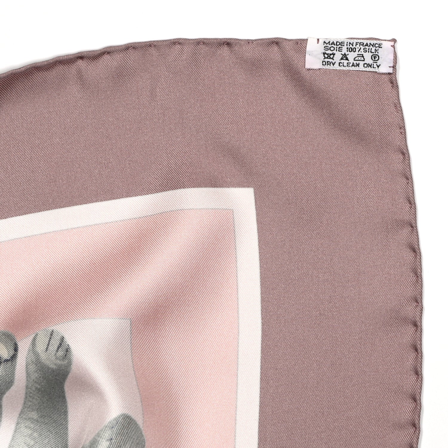 Hermes Silk Confident Des Coeurs Scarf 90 Purple Multicolor 3 of 5